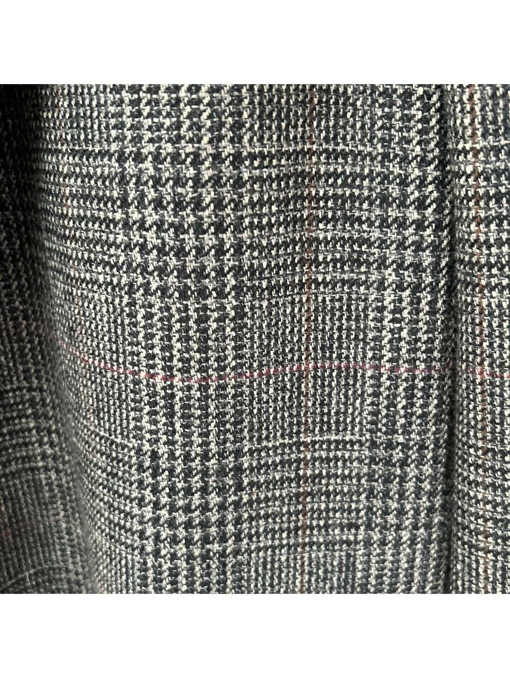 Warren Sewell 48PTL Brown Wool Tweed Coat Lined Pockets EUC